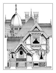 Coloring pages are no longer just for children. Vintage Homes Adult Coloring Book 2 Classic Victorian Houses Click Americana
