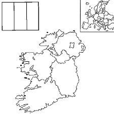 Le Dessin Represente La Carte De L Irlande Et Une Petite Partie De L Irlande Du Nord Br Colorie Chaque Region D I Carte Coloriage Coloriage Hugo L Escargot