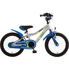 Kinderfahrrad Polizei 16 Zoll Blau Silber Neon Bachtenkirch Mytoys