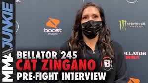 Cat zingano talks about temporarily losing her vision and bisping taking out his eye. Cat Zingano No Hurt Feelings Leaving Ufc Bellator 245 Pre Fight Interview Youtube