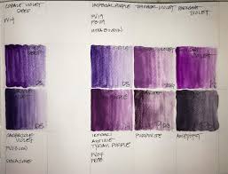 Squeeze the watercolor paints onto a pallet if you're using tubed paint. Doodlewash Purple Watercolors