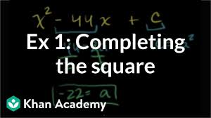 Dcode retains ownership of the online 'vertex form of a quadratic' tool source code. Worked Example Complete The Square Video Khan Academy