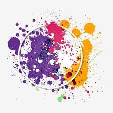Festival Of Colors Splash Holi Splash Background Png And Vector With Transparent Background For Free Download Gambar Desain