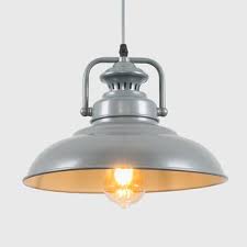 Pendant light wood lamp shade lighting ceiling fixture modern hanging industrial. Grey Concrete Pendant Light Wayfair Co Uk
