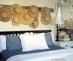 This Collection Makes A Beautiful Work Of Art Wicker House Hanging Hats Hat Display