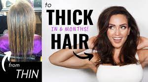 Fine hair is significantly more fragile than thick hair and therefore needs to be treated with care. How I Went From Thin To Thick Hair In 6 Months My Hair Transformation Youtube