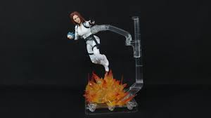 Age of ultron ( 2015 ) scarlett johansson in captain. Marvel Legends Deluxe Black Widow White Suit Movie Figure Video Review And Images