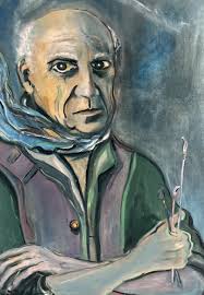 Portrait de Pablo Picasso par Guy Lapierre