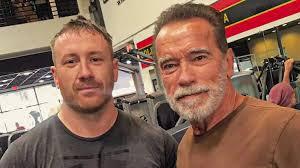 Irish artist Maser works out with Arnold Schwarzenegger after bumping into  Terminator legend in LA