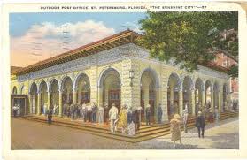 St Petersburg Post Office Florida With Images Old Florida Vintage Florida Petersburg Florida