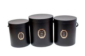 Your order will be processed immediately, and delivery sent out as soon as. W9215 Black Just For You Round Flower Box Set Of 3