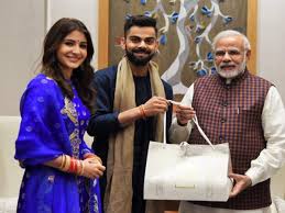By taking the number one spot on the forbes 2019 celebrity 100 list, he dethroned salman khan who had occupied the spot for the last three years. Pm Modi Congratulates Soon To Be Parents Virat Kohli And Anushka Sharma Filmfare Com