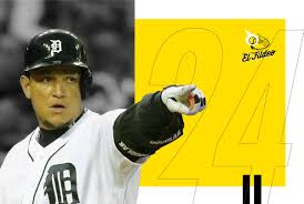 José miguel cabrera torres (born april 18, 1983), commonly known as miguel cabrera and nicknamed miggy, is a venezuelan professional baseball first baseman and designated hitter for the. Miguel Cabrera Tigres Detroit News Tv 2021 Major League Baseball Spring Training Photo Video Football24 News English