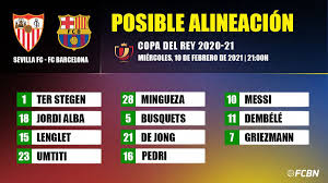 Get the latest sevilla fc news, scores, stats, standings, rumors, and more from espn. The Possible Alignments Of The Seville Fc Barcelona In The Coup Of The King