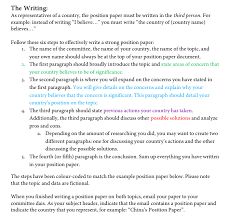 What not to put in a position paper parties should think carefully about including statements that might be seen as offensive. 2