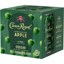 Apple cider or sparkling apple cider. Crown Royal Cans Washington Apple Cocktail 4 Pack 16 99 125 Free Shipping Cwspirits Com