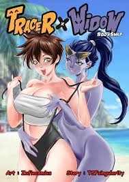 Tracer x Widow BodySwap Porn comic, Rule 34 comic, Cartoon porn comic -  GOLDENCOMICS