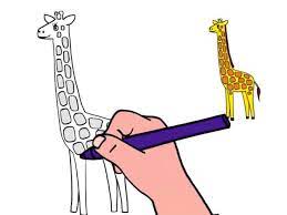 Apprendre à dessiner une girafe. Comment Dessiner Une Girafe
