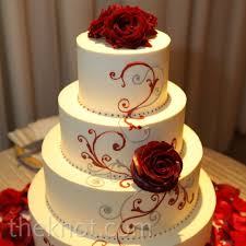 Black And Silver Wedding Cake Ideas Red Wedding Cake Wedding Cake Red Simple Wedding Cake Silver Wedding Cake