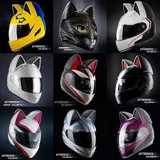 Cat ears for motorcycle helmets come in different sizes; Cat Ear Motorcycle Helmets Motorcycle Helmets Motorcycle Helmet Design Futuristic Motorcycle