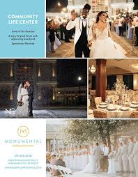 Leigh & don's wedding ceremony and reception was at the oxford community arts center in oxford, ohio. Community Life Center Be Sure To Look For Our New Ad In Your Next Weddingday Magazine Facebook