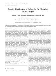 Come in, learn the word translation daerah and add them to your flashcards. Pdf Teacher Certification In Indonesia An Education Policy Analysis