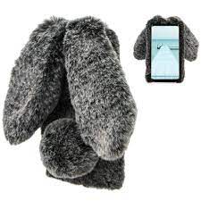 Amazon.com: Rabbit Case for Samsung Galaxy S7, LCHDA Cute 3D Bunny Ears  Soft Furry Hairball Fuzzy Winter Warm Faux Fur Plush Fluffy Flexible TPU  Bumper Protective Skin Cover for Women Girls -
