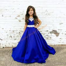 Pageant Dresses For Teens 2017 New Arrival With Beaded Neck And Floor Length Royal Blue Pageant Dresses For Teens Girls Pageant Dresses Pagent Dresses For Kids