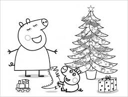 Divertiti a colorare i disegni di peppa pig. Mamma E George Pig Natale Disegno Di Natale Da Colorare Peppa Pig Pagine Da Colorare Per Bambini Pagine Da Colorare Di Natale