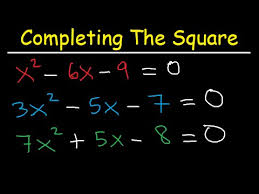 Express each of the perfect squares as the square of a binomial. Completing The Square Method And Solving Quadratic Equations Algebra 2 Youtube