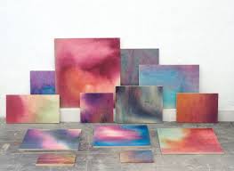 A Creative Coloring Technique For Wood Design Milk Painting On Wood Watercolor On Wood Painting