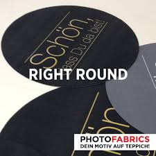 Runde Teppiche Sonderformen Round Carpet Printed By Teppich Printer De Bedrucken Teppich Runde Teppiche