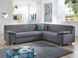 Almo Eckosfa Mit Hohen Rucken Grau Moderne Couch Ecksofa Schlaffunktion Sofa