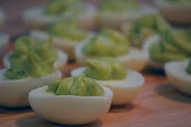 Asparagus Deviled Eggs Daily Dish Recipes Appetizer Recipes Recipes Food Dishes