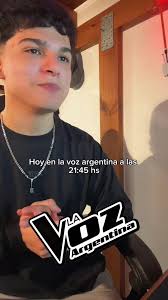 Maximo Medina Pasó En La Voz Argentina