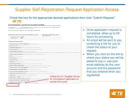 Thank you for your interest in registering in the osce database of suppliers. Supplier Portal Self Registration Ppt Download