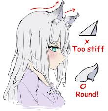 Because of this, the credit for the guides does not go to me since i did not. Make It Lovely And Fluffy How To Draw Animal Ears Art Street Social Networking Site For Posting Illustrations And Manga