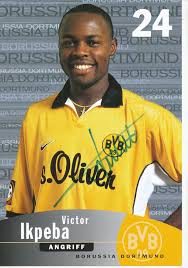 Ikpeba, victor victor nosa ikpeba. Kelocks Autogramme Victor Ikpeba 1999 2000 Borussia Dortmund Fussball Autogrammkarte Original Signiert Online Kaufen