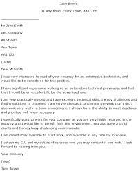 Automotive service advisor resume example sample resume. Automotive Technician Cover Letter Example Learnist Org