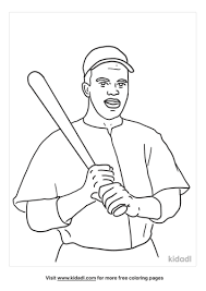 School's out for summer, so keep kids of all ages busy with summer coloring sheets. Jackie Robinson Coloring Pages Free Sports Coloring Pages Kidadl