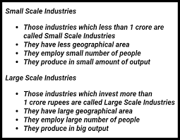 First of all, there is a greater extent for the field of expertise in it than in a small industry. Distinguish Between Large Scale And Small Scale Industries Explain Giving Three Points Social Science Manufacturing Industries Geography 12521545 Meritnation Com
