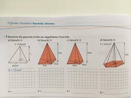 Gibt es also einen weg, die konzentration zu berechnen? Mathe Pyramiden Berechnen Schule Mathematik Geometrie