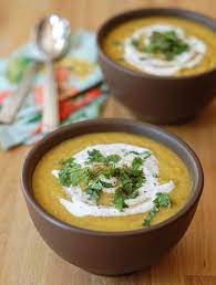 Apple Corn And Butternut Squash Soup With Curry Turnip The Oven Butternut Squash Curry Recipes Butternut Squash Soup