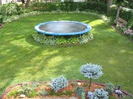 Image Result For Grass To Grow Under A Trampoline Backyardtrampolineboys Garten Garten Landschaftsbau Gartengestaltung