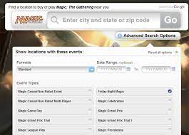 Following a store will result in notifications when comments are made on that store's page. Introducing The New Store Locator Magic The Gathering