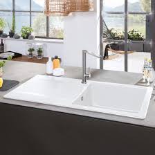Villeroy Boch Siluet 50 Evier A Encastrer Avec Egouttoir Blanc Neige Position Des Trous De Percage 1 333501kghl1 Reuter