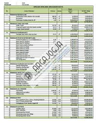 Pekerjaan persiapan 1 permulaan a. Contoh Rab Rumah Minimalis Type 45 Download Wallpaper