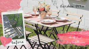 Knoxville's choice patio furniture supplier. Garden Diy Vlog Reviving Ikea Tarno Table Set And Easy Sew Table Runner Youtube