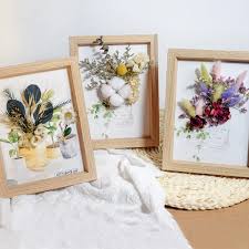 Buy south perched in the wild dried flower hanging ins decorative hemp rope photo wall nordic wind bedroom hanging dormitory decoration at taobao agent. Nordic Ins Simulation Flower Photo Frame Small Ornaments 3d Dried Flowers Home Frame Decoration Plant Specimen Wall Hanging Frame Aliexpress