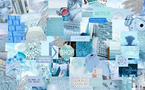 , the color of 2020. Blue Collage Wallpaper Shop 57 Off Www Cremascota Com